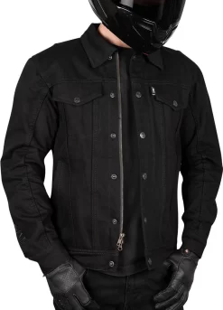 Thrashin Supply Co. - Highway V2 Denim Riding Jacket - Black 15 Thrashin Supply Co. - Highway V2 Denim Riding Jacket - Black -Next stop, Motorcycle riding. thrashin supply co highway v2 denim riding jacket black 68345.1690316096
