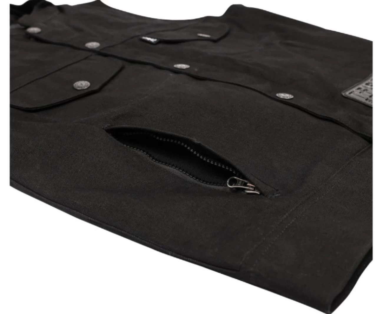 Thrashin Supply - Nightrider V2 Riding Vest - Black 6 Thrashin Supply - Nightrider V2 Riding Vest - Black - Image 6