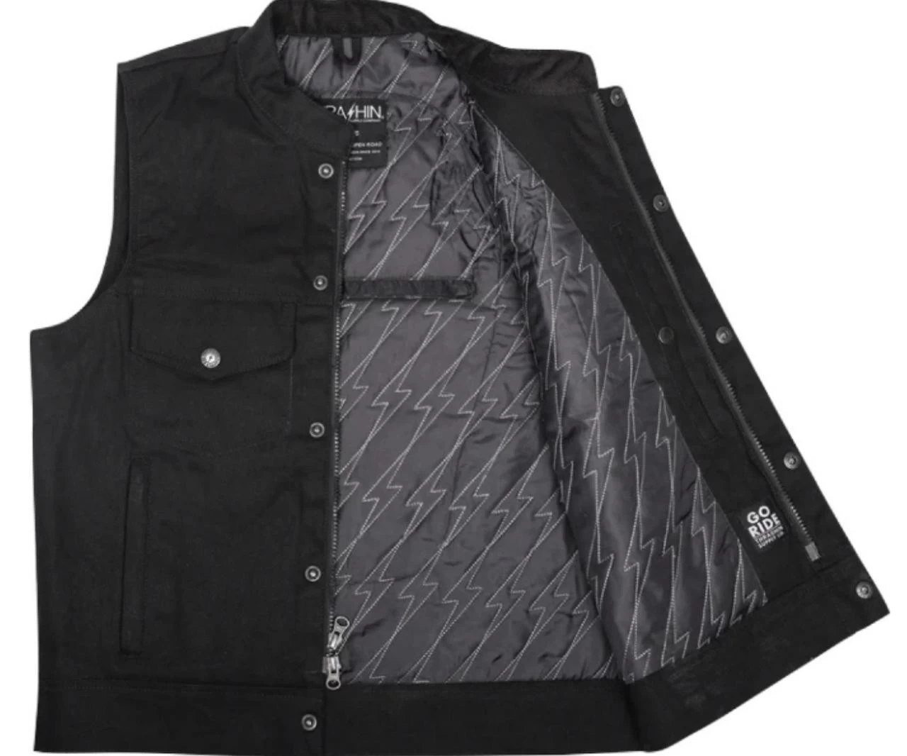 Thrashin Supply - Nightrider V2 Riding Vest - Black 7 Thrashin Supply - Nightrider V2 Riding Vest - Black - Image 7