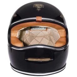Urban Helmets - BigBore Gold Wing Black Vintage Helmet -Next stop, Motorcycle riding. urban helmets bigbore gold wing black vintage helmet 13026.1690483982