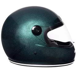 Urban Helmets - BigBore S Green Flake Vintage Helmet (L,XL) -Next stop, Motorcycle riding. urban helmets bigbore s green flake vintage helmet 33861.1690485009