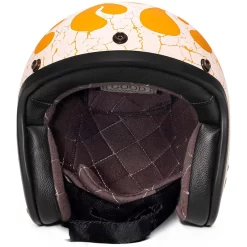 Urban Helmets - Urban Tracer Flame Orange White Vintage Helmet -Next stop, Motorcycle riding. urban helmets urban tracer flame orange white vintage helmet 16773.1690483461