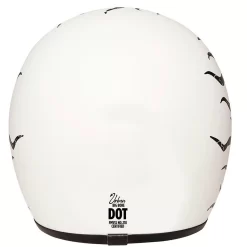 Urban Helmets - Urban Tracer Flame White Black Vintage Helmet (X-Large) -Next stop, Motorcycle riding. urban helmets urban tracer flame white black vintage helmet 64268.1690481412