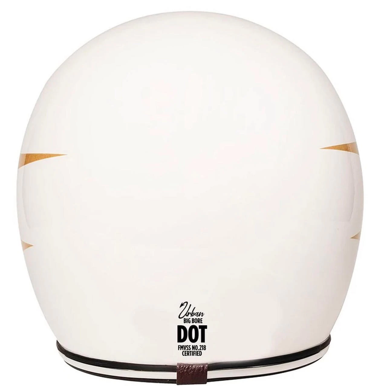 Urban Helmets - Urban Tracer Gold Wing White Vintage Helmet - X-Large 3 Urban Helmets - Urban Tracer Gold Wing White Vintage Helmet - X-Large - Image 3