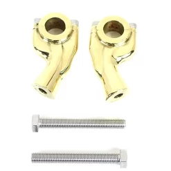 V-Twin - Brass Sand 1" Pullback Riser Set