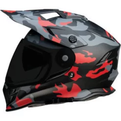 Z1R - Range Camo Helmet - Red